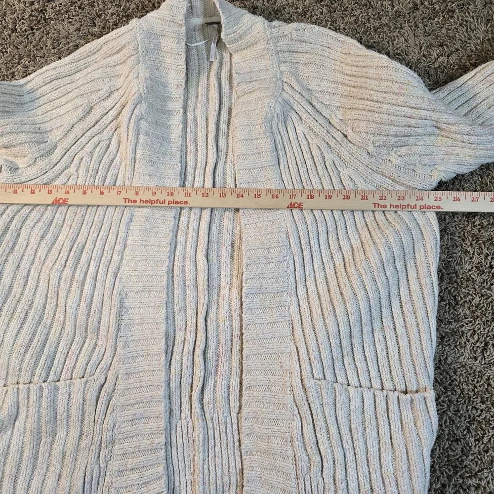 Women Free People Blossom Open Front Cardigan Size Large Chunky